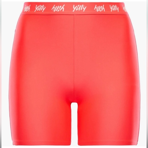 yitty Pants - Yitty Major Label High Waist Short neon bright pink watermelon size M